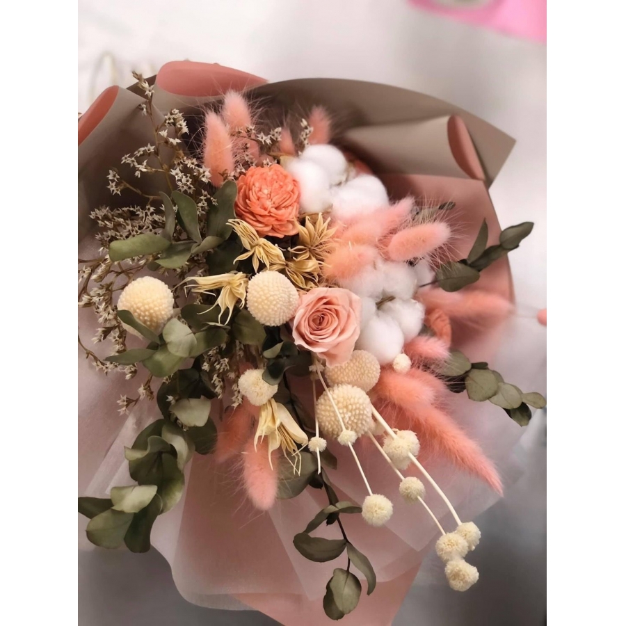 暖色系花束